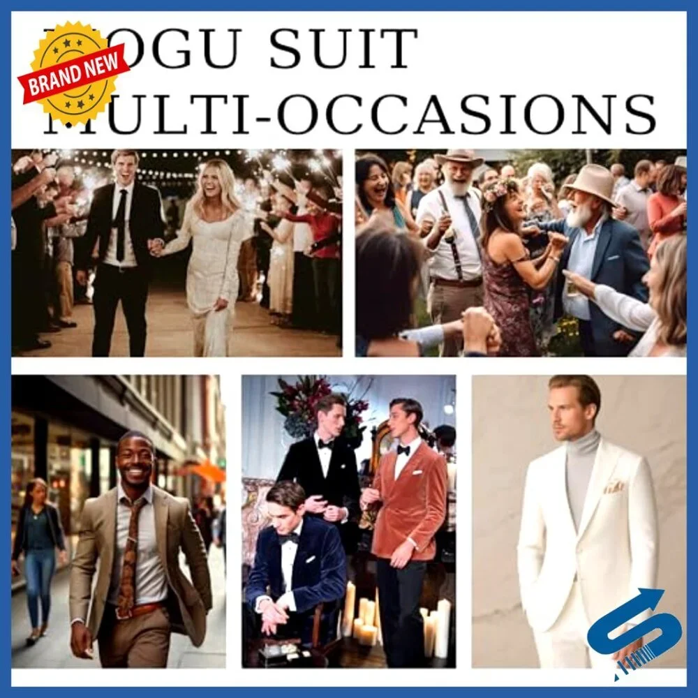 Men's Sequin Blazer Leopard Print Glitter Tuxedo Jacket Party Prom